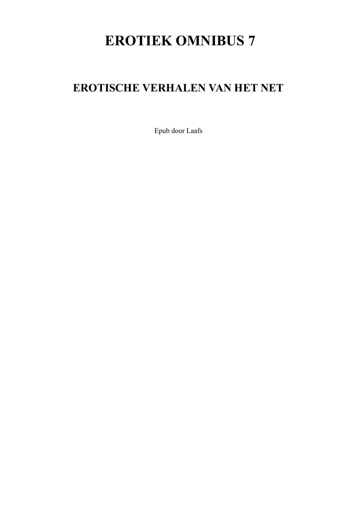 Auteurs - Erotiek Omnibus Vol. 07 - Erotiek