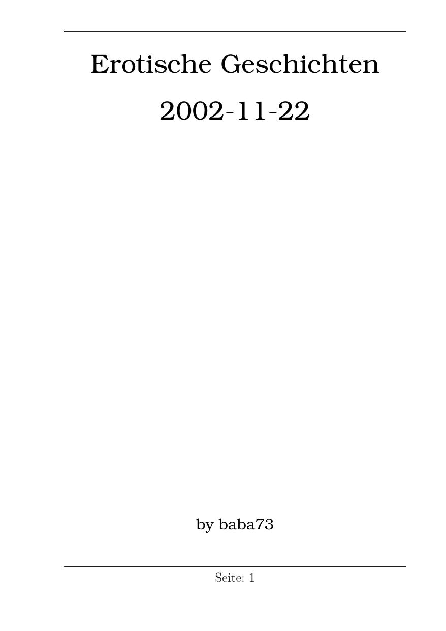 Auteurs - Erotische Geschichten Sammlung 2002 - Erotiek