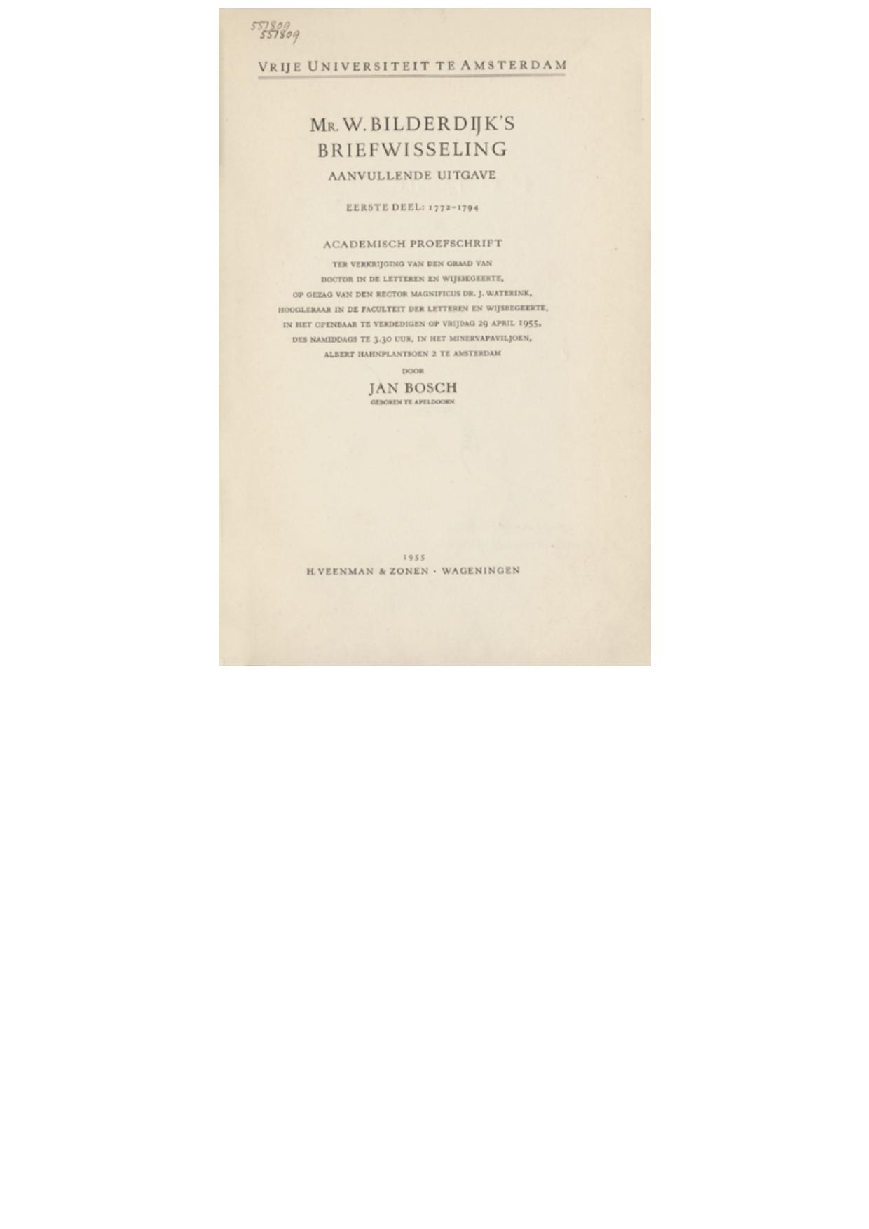 Briefwisseling. Deel 1. 1772-1794