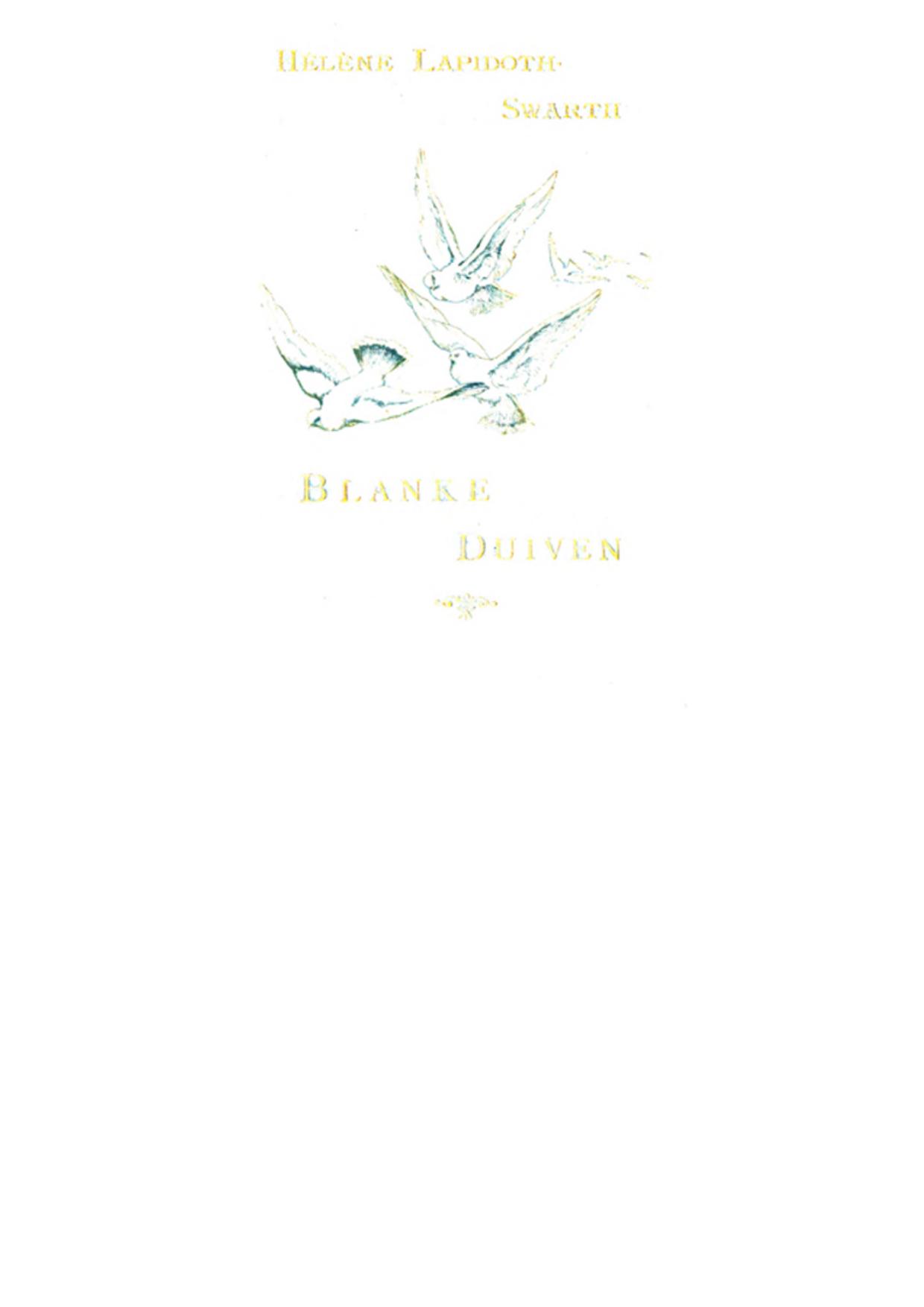 Blanke duiven
