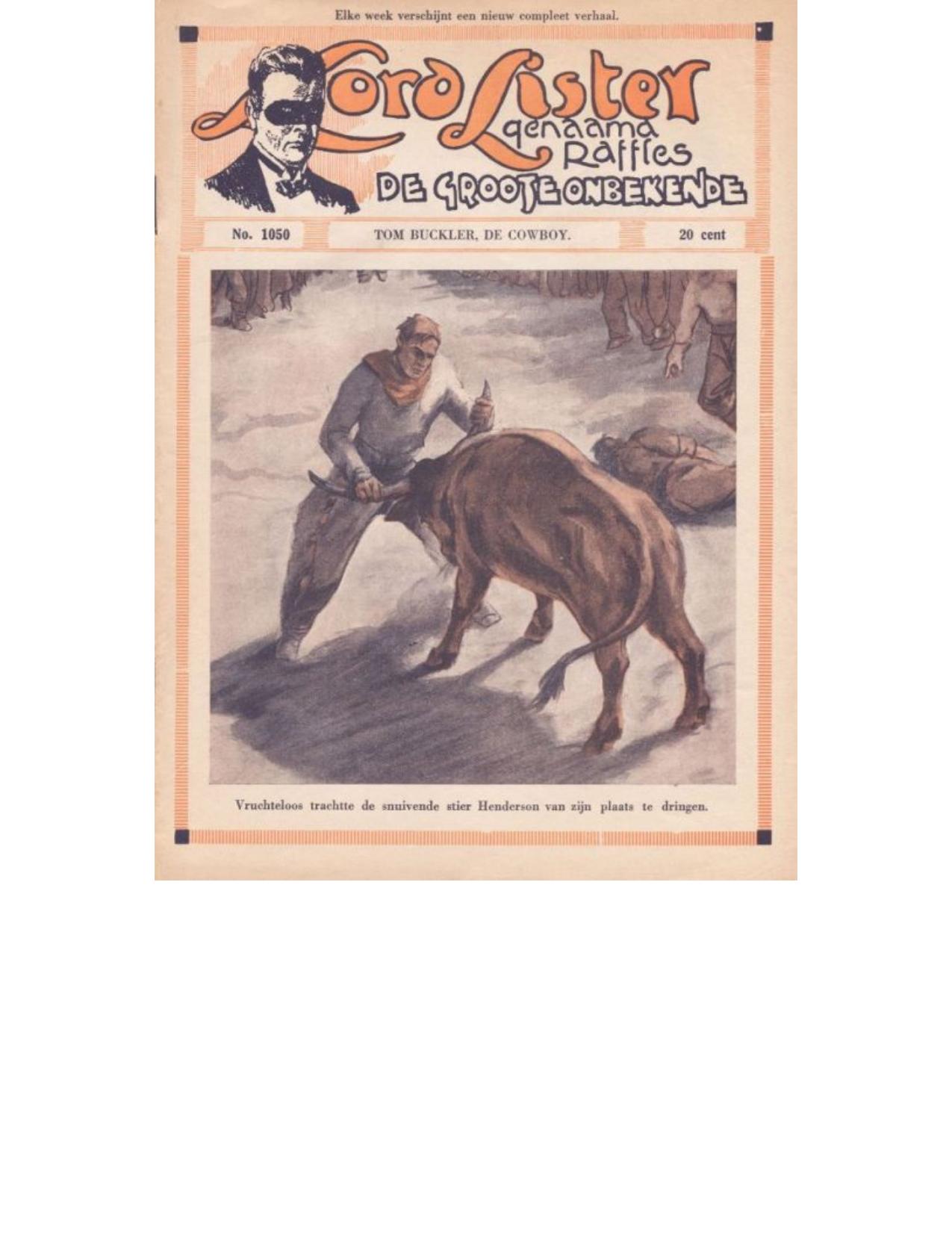1050 Tom Buckler, De Cowboy