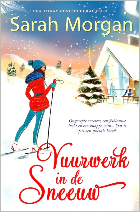 Vuurwerk in de sneeuw