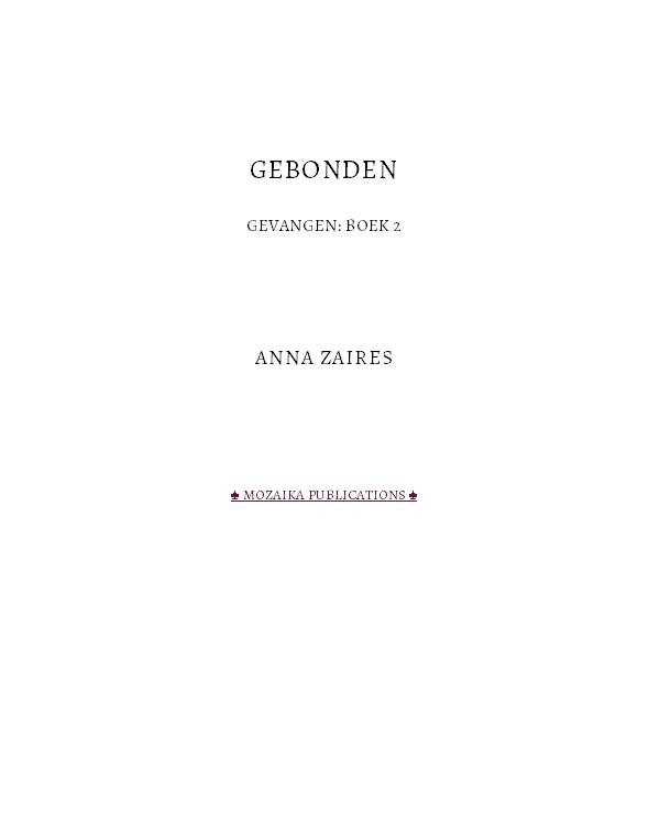 Gebonden: Gevangen: Boek 2